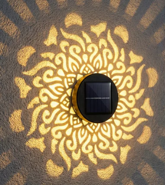 Projecteur de mandalas à énergie solaire
